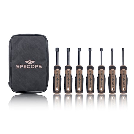 Spec Ops Nut Driver Set, SAE, 7-Piece SPEC-S-NUTSET-SAE